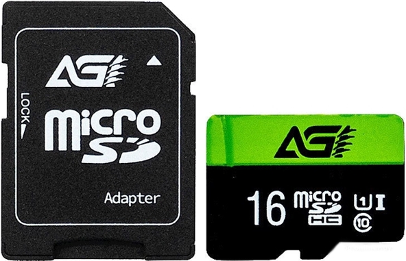 

Карта памяти Agi TF138 16GB microSD Class 10 (AGI128GU1TF138)