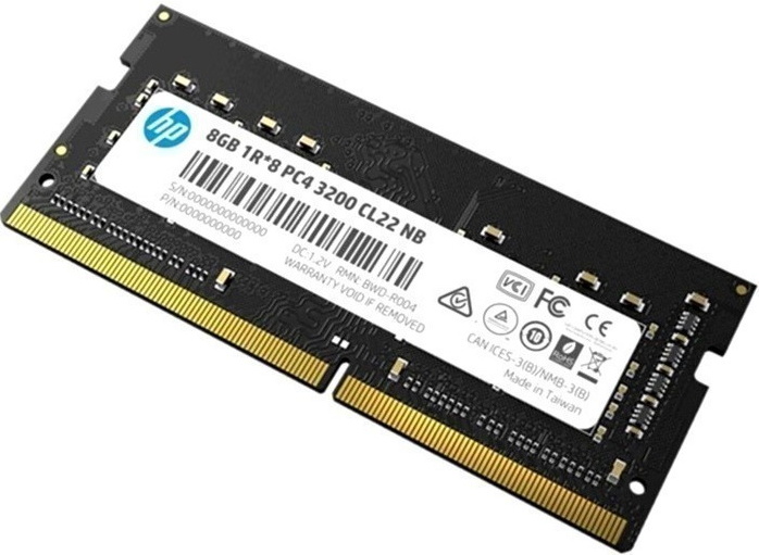 

Оперативная память HP SO-DIMM DDR4 8Gb PC25600 3200Mhz CL22 S1 (2E2M5AA#ABB), Оперативная память HP SO-DIMM DDR4 8Gb PC25600 3200Mhz CL22 S1 (2E2M5AA)