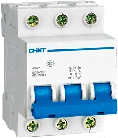 

Выключатель Chint DZ158 3P 125A 10kA 8-12In R, DZ158 3P 125A 10kA 8-12In R