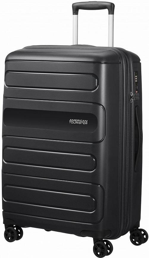 

Чемодан-спиннер American Tourister Sunside Black 68 см, Sunside 51G*09 002