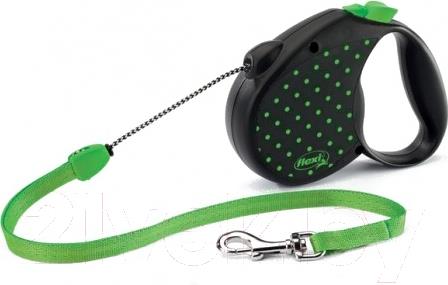 

Ошейник, поводок, намордник Flexi Color Dots FLX443 M зеленый, Color Dots FLX443 M