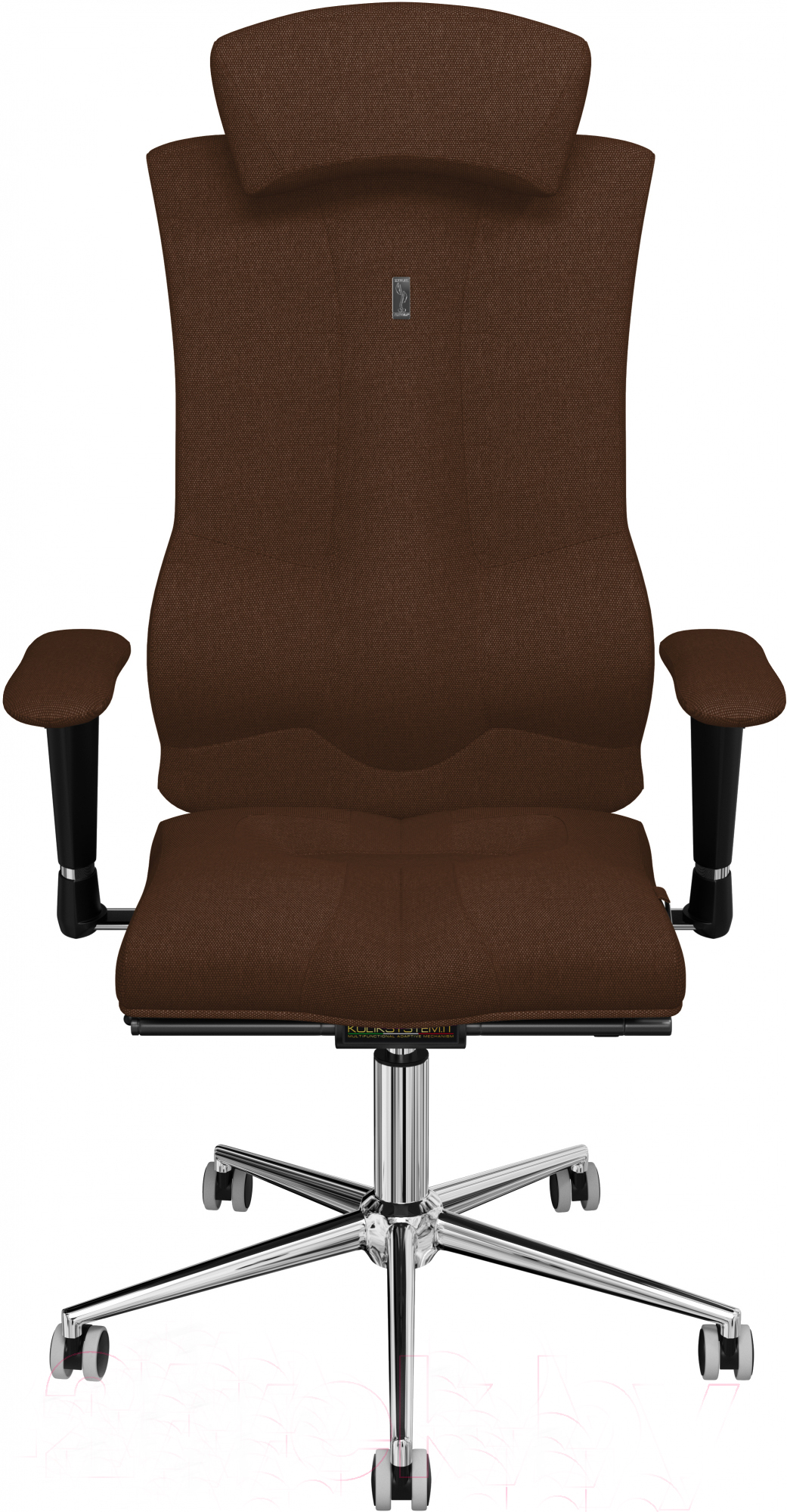 

Офисное кресло Kulik System Elegance азур с подголовником шоколад, Elegance азур с подголовником