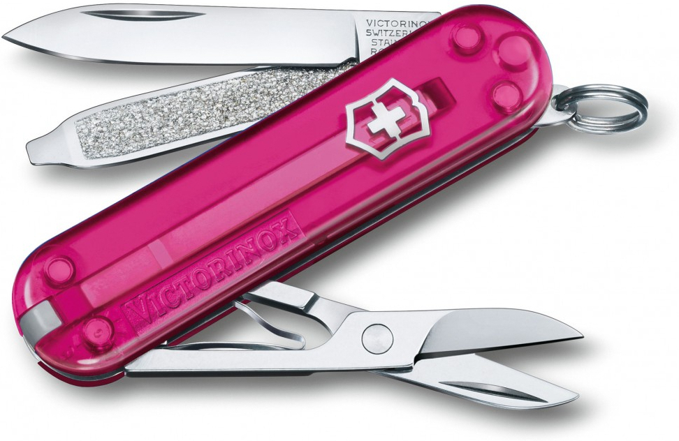 

Туристический нож Victorinox перочинный Classic Cupcake Dream 58мм 7функц. [0.6223.T5G], Мультитул Victorinox 0.6223.T5G (розовый)