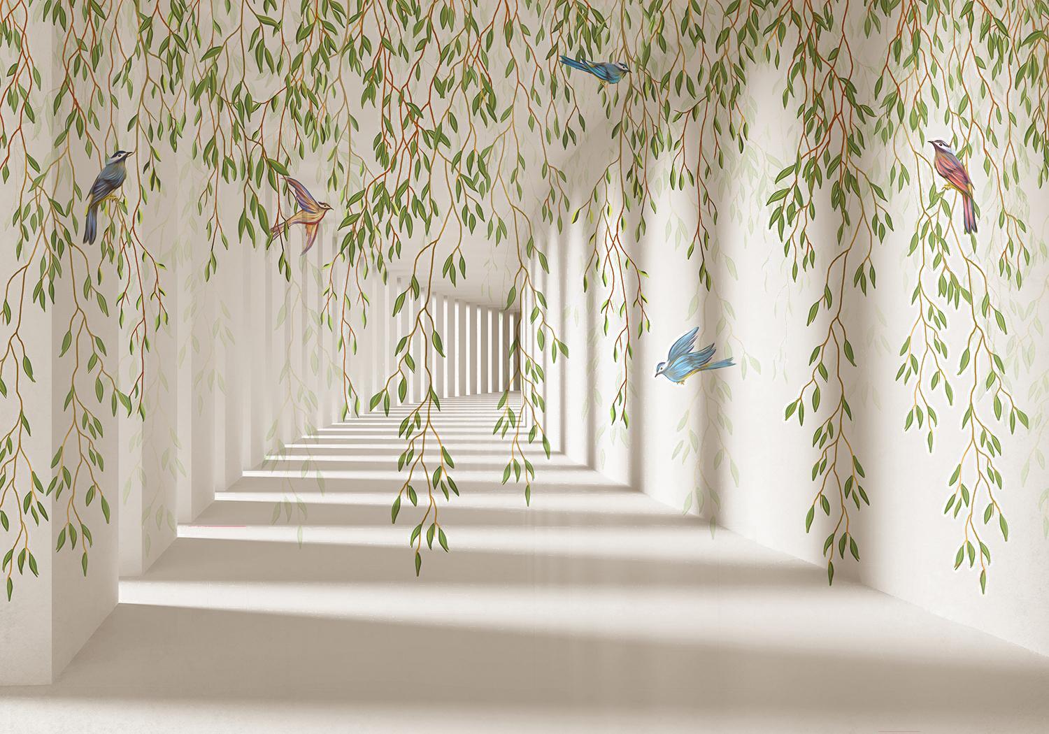 

Фотообои Citydecor Flower Tunnel 3d 4 с защитным покрытием 200х140