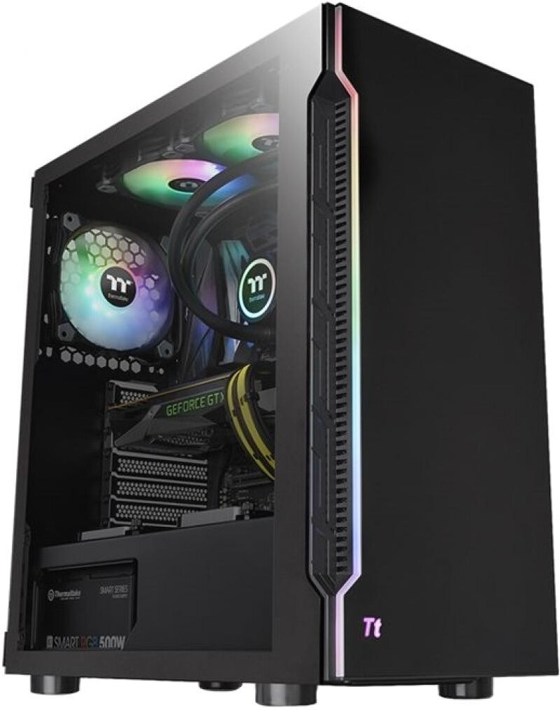 

Корпус для компьютера Thermaltake H200 TG RGB без БП черный [CA-1M3-00M1WN-00], Корпус для компьютера Thermaltake H200 TG RGB без БП CA-1M3-00M1WN-00 черный