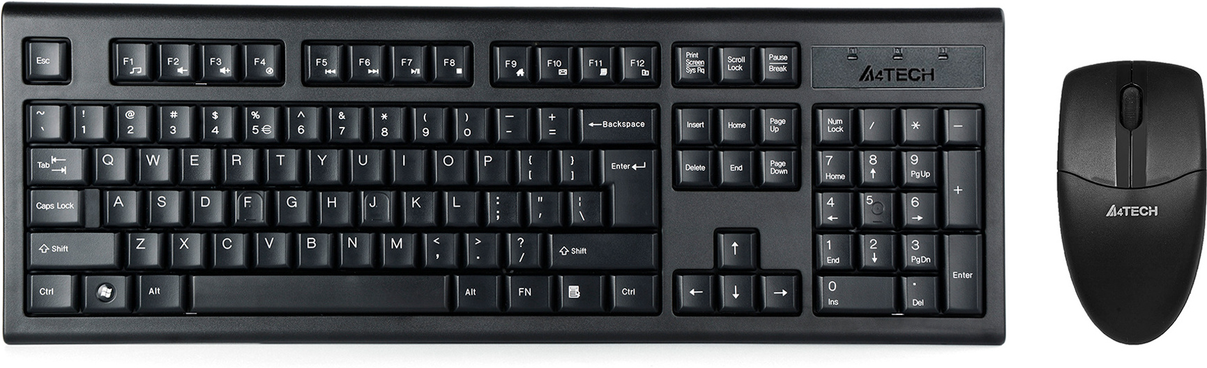 

Мышь + клавиатура A4Tech 3100N, Клавиатура + мышь A4Tech 3100N Black