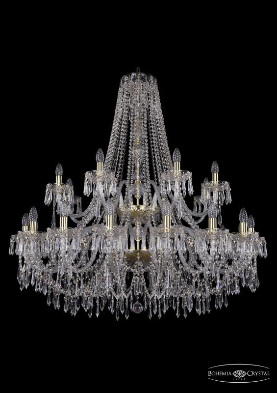 

Подвесная люстра Bohemia Ivele Crystal 1403/20+10/400/2d/G