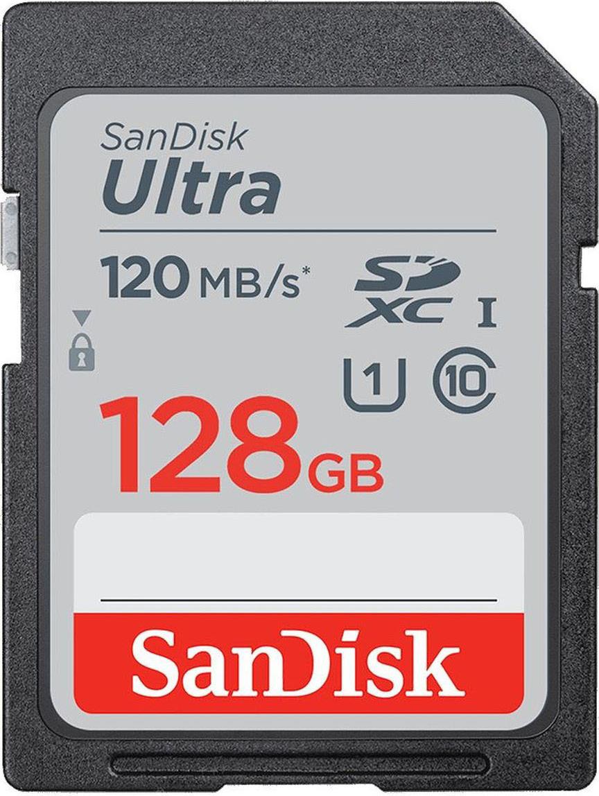 

Карта памяти SanDisk SD 128GB SDXC Class 10 UHS-I Ultra 120MB/s [SDSDUN4-128G-GN6IN], Карта памяти SanDisk Ultra SDXC 128GB (SDSDUN4-128G-GN6IN)