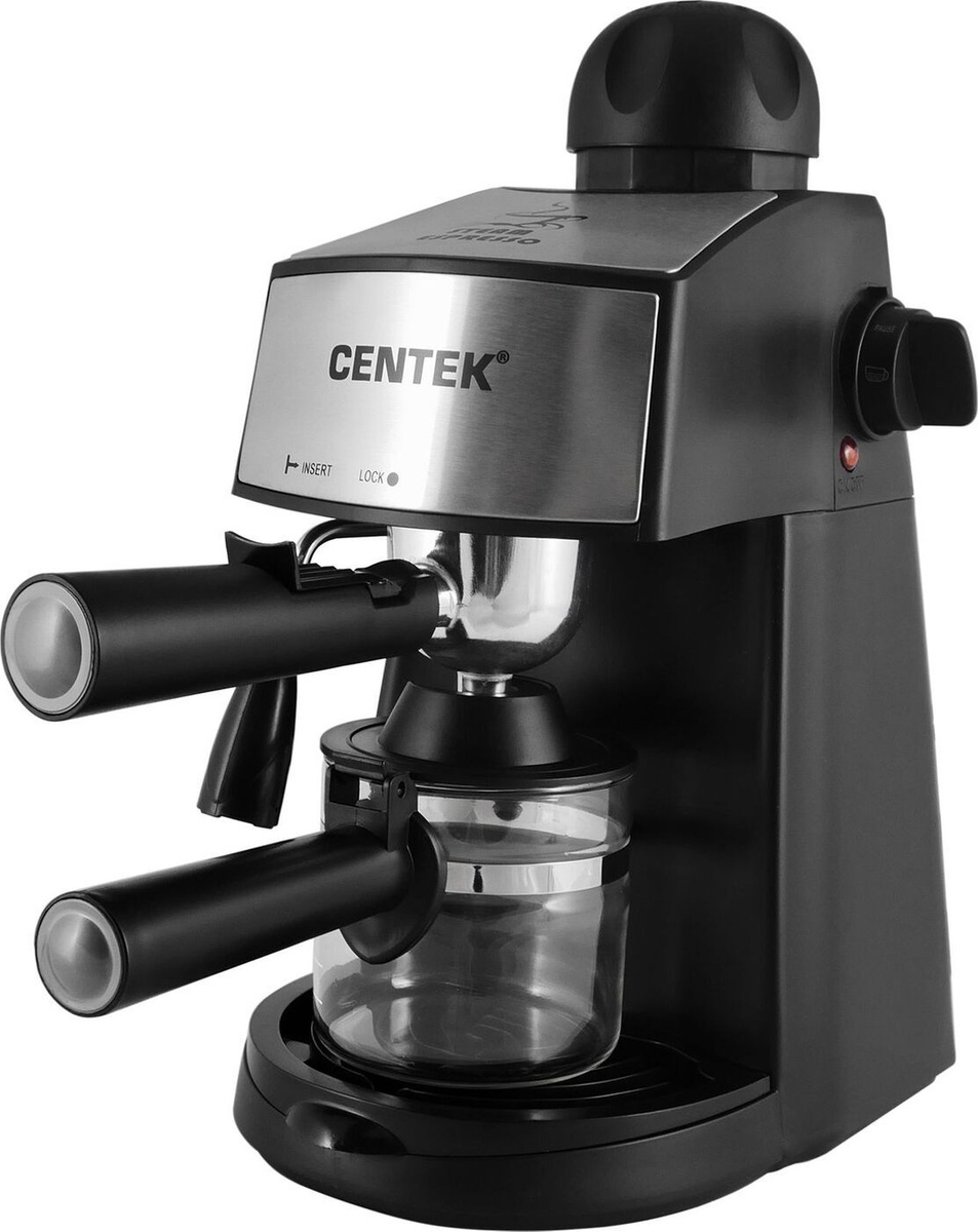 

Кофеварка CENTEK CT-1160, Кофеварка CENTEK CT-1160 Stainless Steel/Black