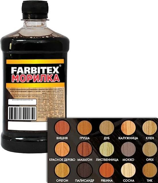 

Морилка Farbitex Тено деревозащитная Орех 500мл
