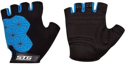 

Перчатки велосипедные STG Replay Х95306-М р-р M Black/Blue