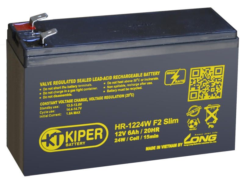 

Аккумулятор для ИБП Kiper HR-1224W, HR-1224W