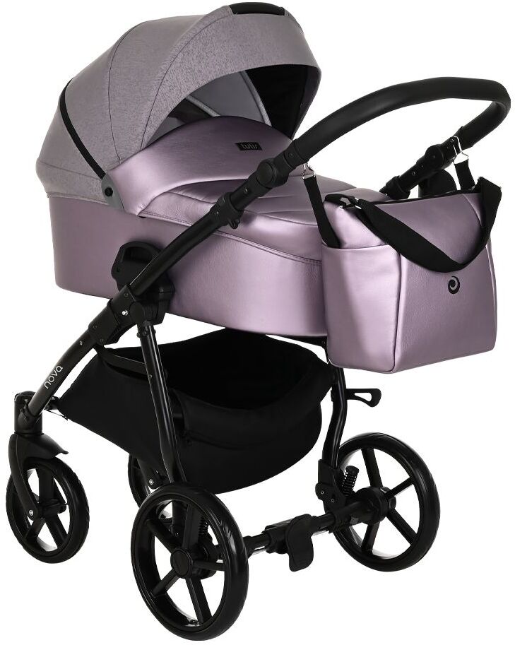 

Коляска Tutis Novo 2 в1 короб + прогулка кожа Lavender Metalic/Grey (1142284)