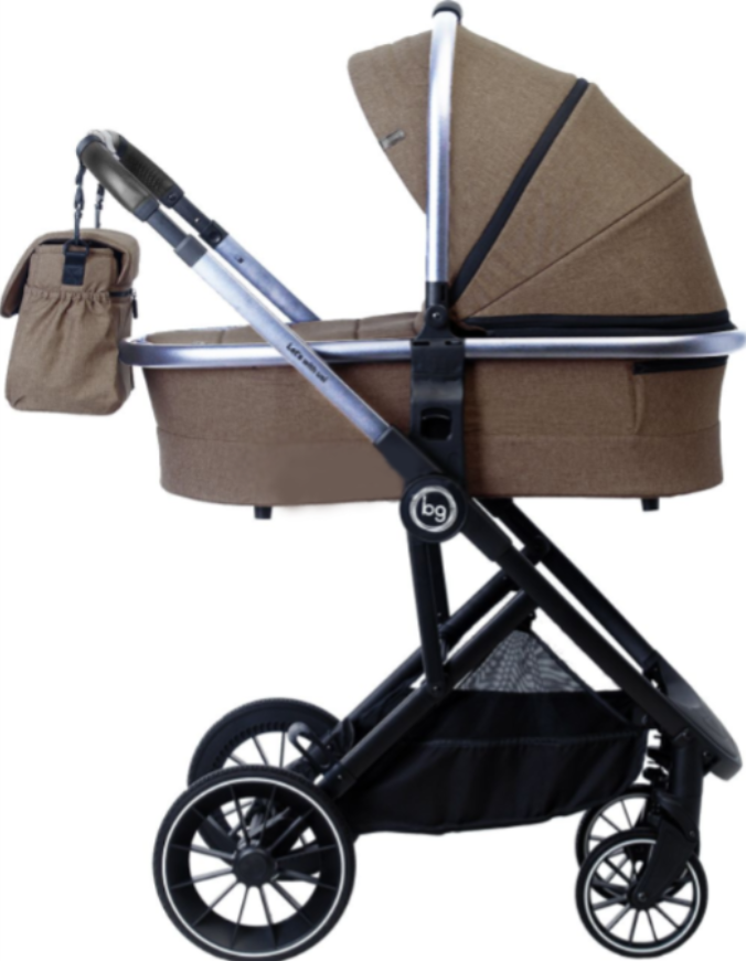 

Детская коляска Bubago LIRA BG 302-SB 2 в 1 Khaki (Хаки) рама Silver/Black