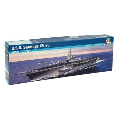 

Сборная модель Italeri Американский авианосец U.S.S. Saratoga CV-60 [5520], Сборная модель Italeri Американский авианосец U.S.S. Saratoga CV-60 5520