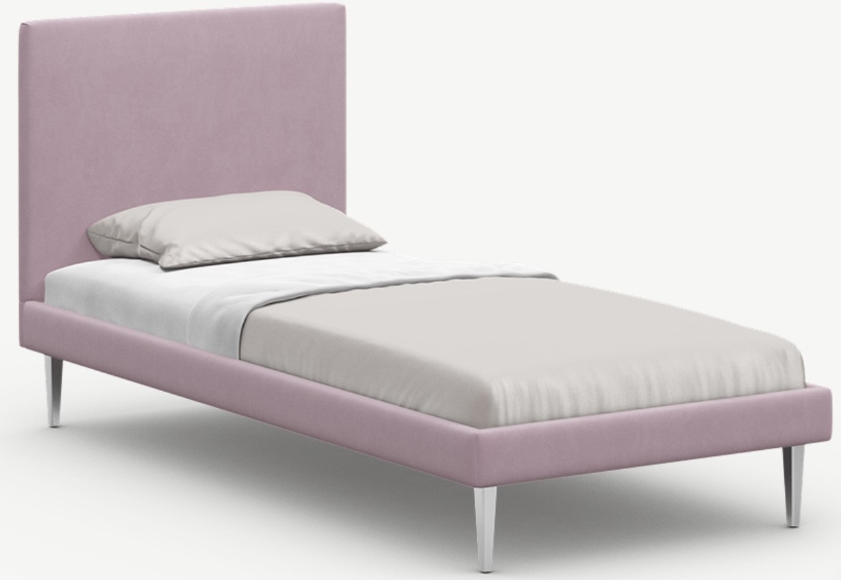 

Кровать Moon Trade Moon Family 1256 90x200 без ПМ велюр розовый (К003812)