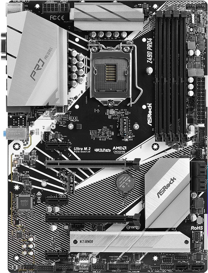 

Материнская плата ASRock Z490 PRO4, Материнская плата Asrock Z490 Pro4