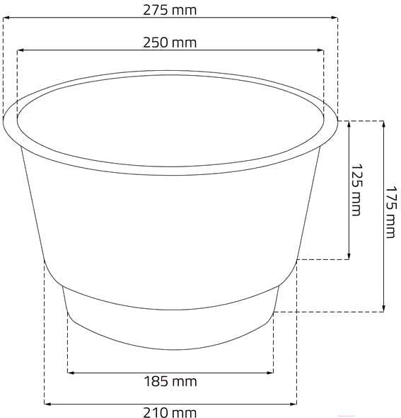 

Горшок для растений Prosperplast Matuba Slim DPMT300-7529U мокко, Matuba Slim