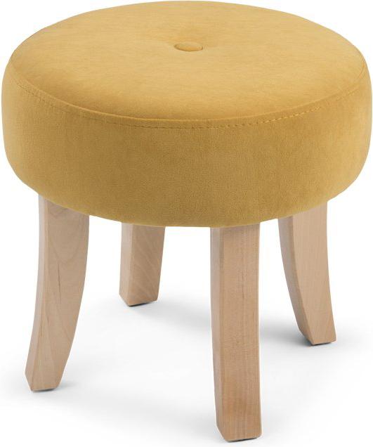 

Пуф Woodcraft Дадли Velvet Yellow, Дадли Velvet