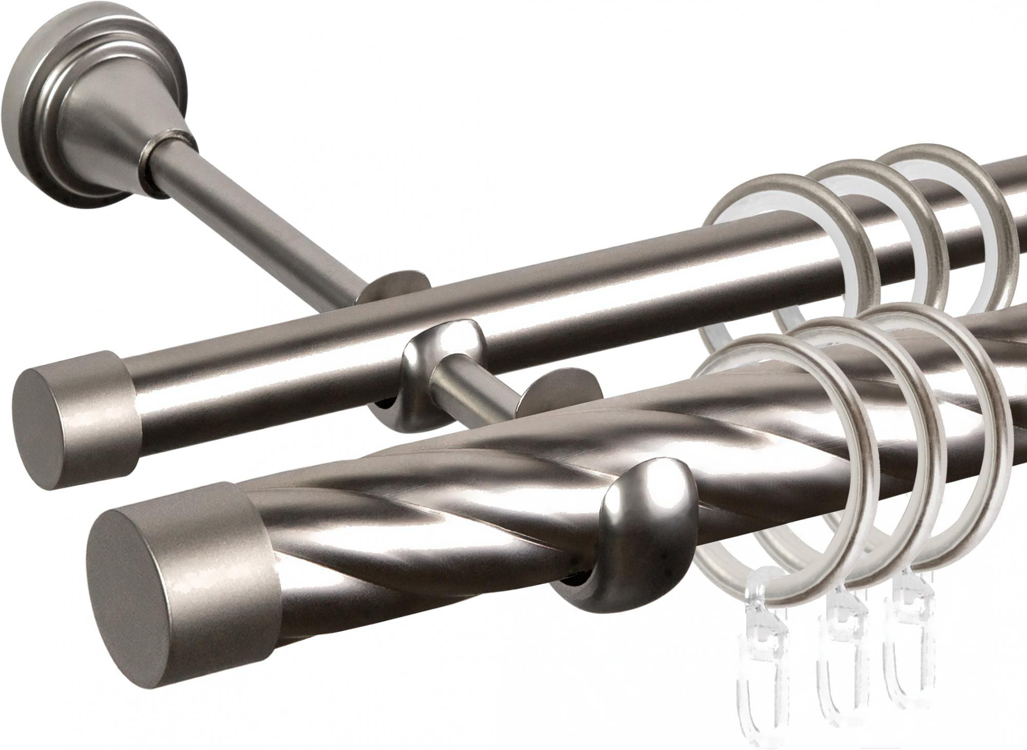 

Карниз АС ФОРОС Grace D25К/16Г + заглушка Плоская 1.6м сатин, Карниз АС ФОРОС Grace D25К/16Г + наконечники Плоская 1.6м сатин