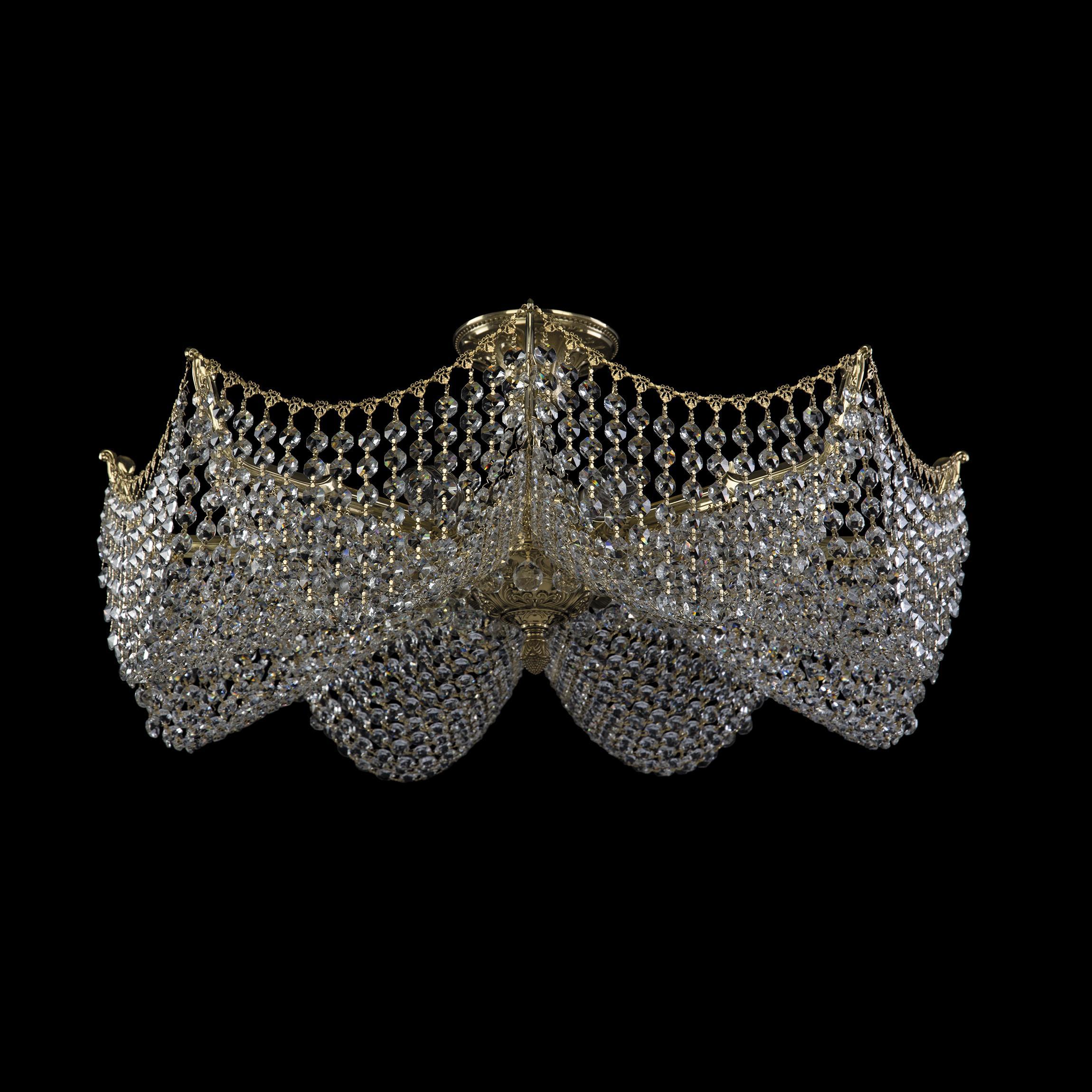 

Люстра на штанге Bohemia Ivele Crystal 77171/63/8 G