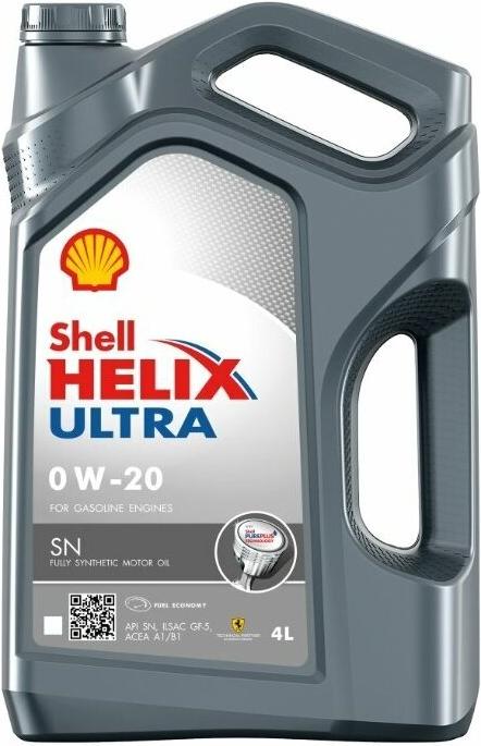 

Моторное масло Shell Helix Ultra SN 0W20 / 550040603 (1л), Helix Ultra SN 0W20 1л