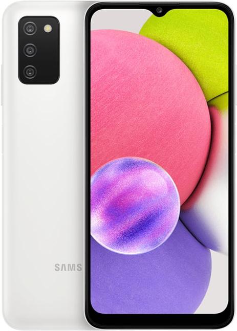 

Мобильный телефон Samsung Galaxy A03s 32Gb White [SM-A037FZWDSER], Galaxy A03s 32Gb