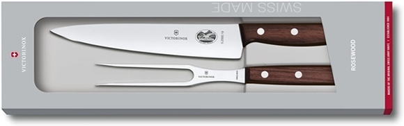 

Кухонный нож Victorinox Wood + вилка дерево [5.1020.2G], Кухонный нож Victorinox 5.1020.2G