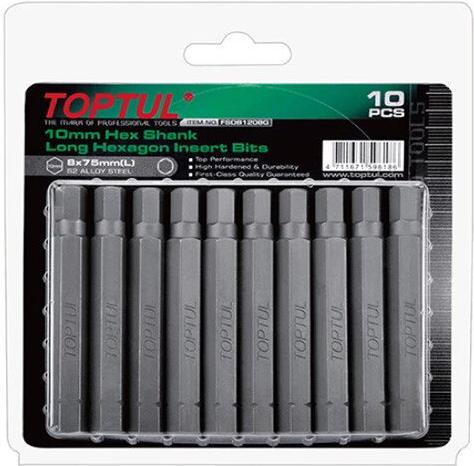 

Насадка слесарная Toptul шестигранник 10мм [FSDB1210G], Насадка слесарная Toptul шестигранник 10мм FSDB1210G
