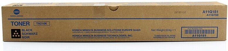 

Тонер Konica Minolta bizhub C220/280 TN-216K (o) черный [A11G151], Тонер Konica Minolta bizhub C220/280 TN-216K (o) A11G151 черный