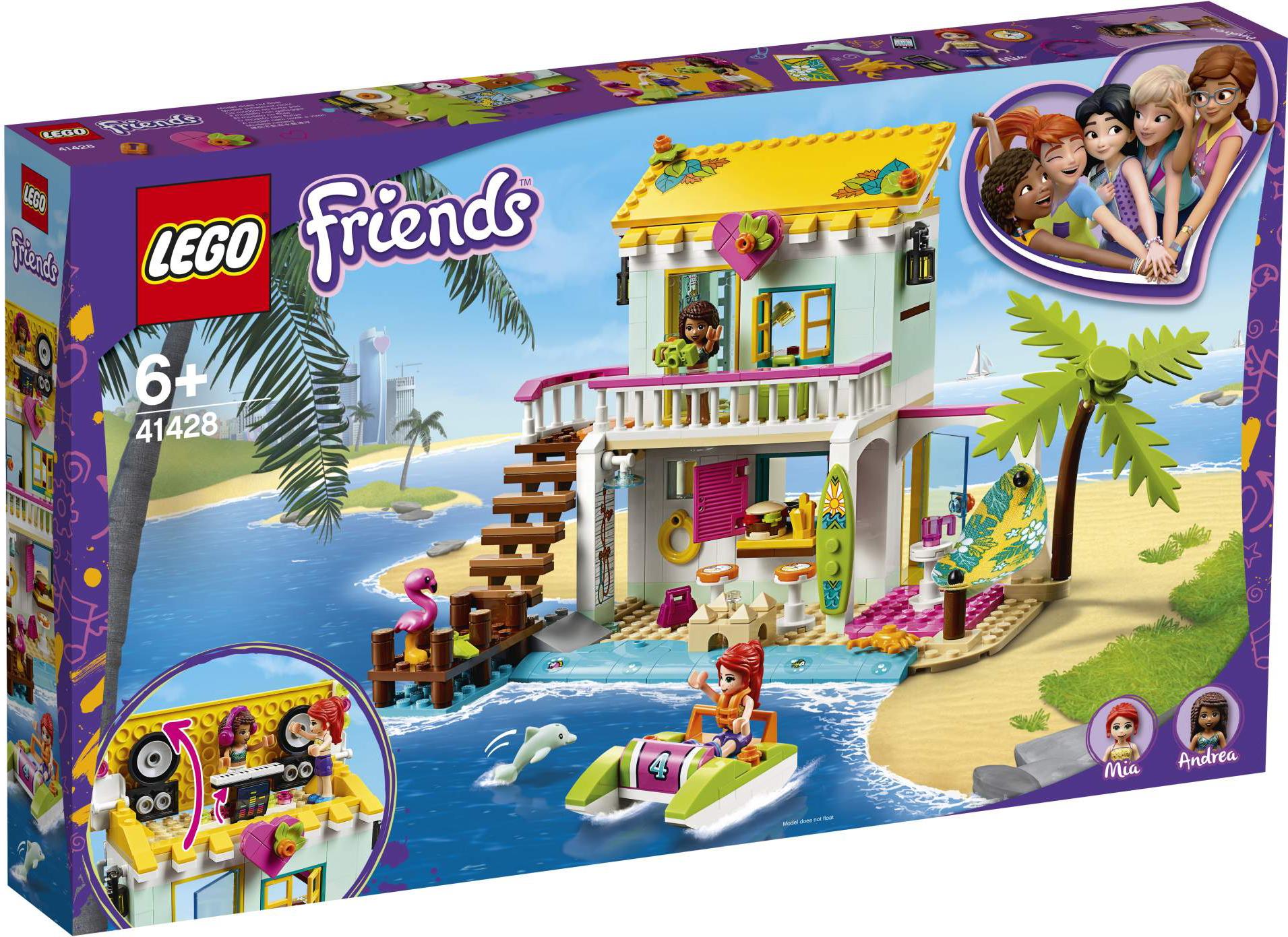 

Конструктор LEGO FRIENDS Пляжный домик [41428], FRIENDS Пляжный домик