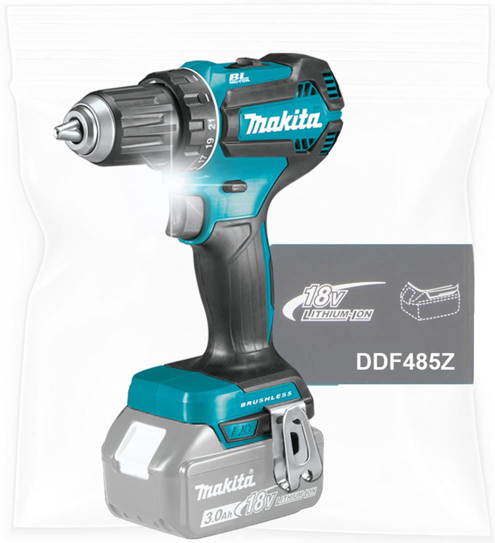 

Дрель-шуруповерт Makita DDF485Z-SP