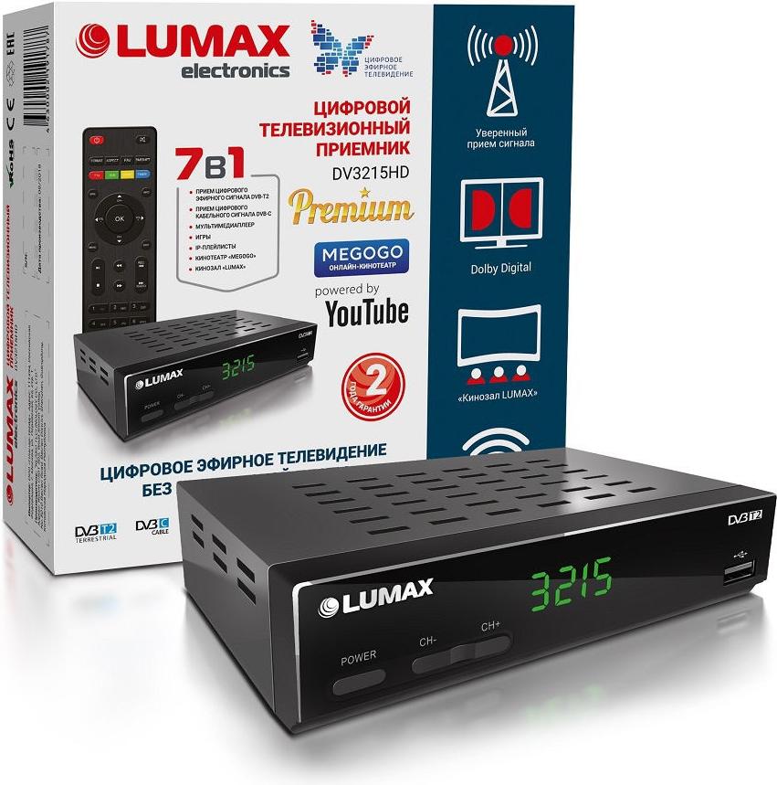 

Приемник цифрового ТВ Lumax DV3215HD