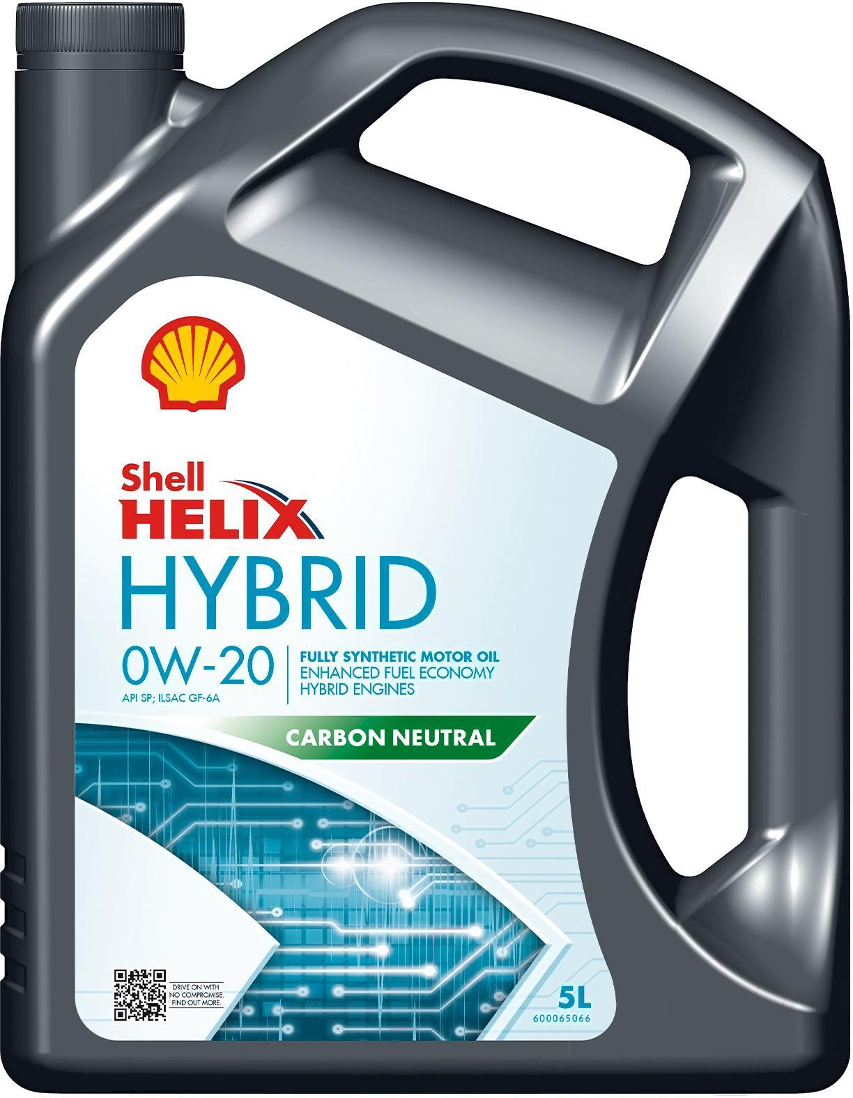 

Моторное масло Shell Helix HYBRID 0W-20 5л (550056725)