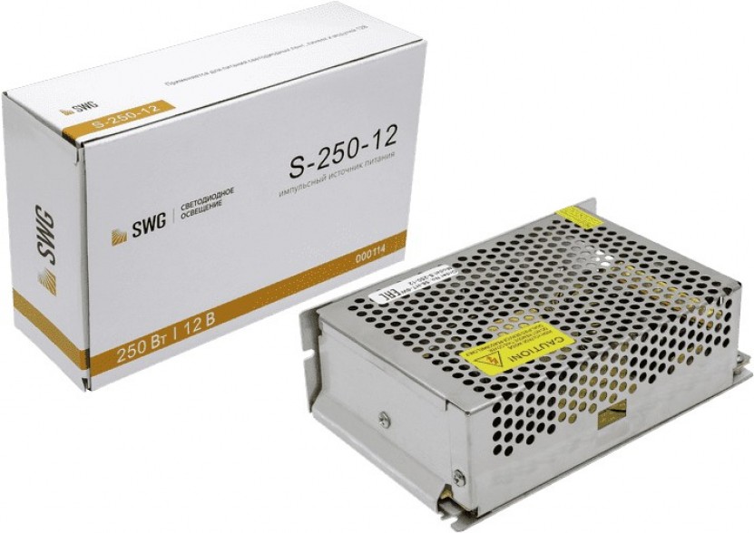 

SWG Блок питания S-250-12, Блок питания SWG Блок питания S-250-12
