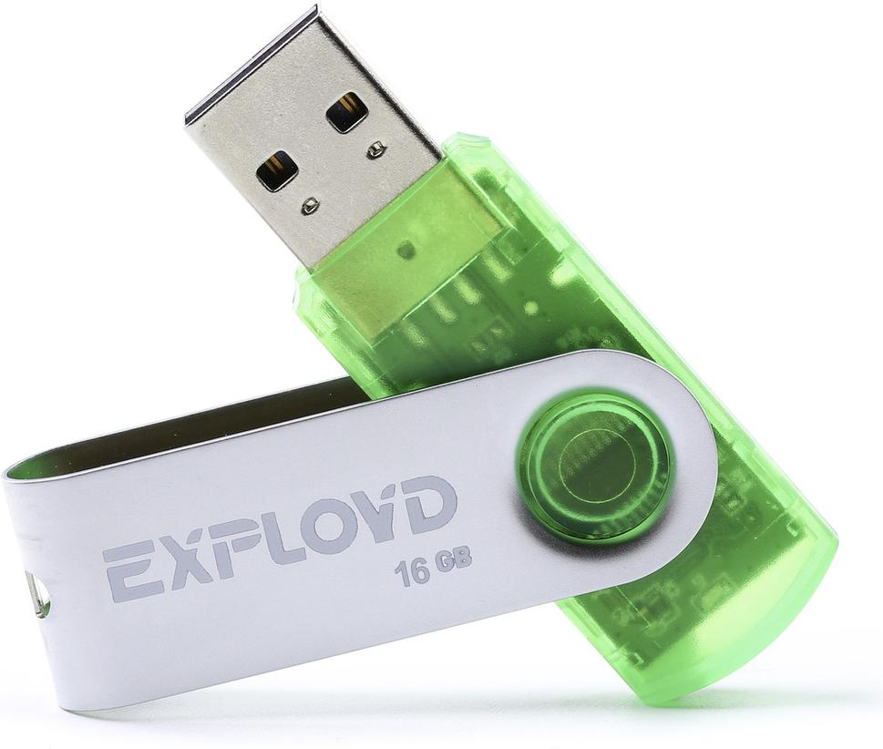 

Usb flash Exployd 530 16GB зеленый, 530 16GB