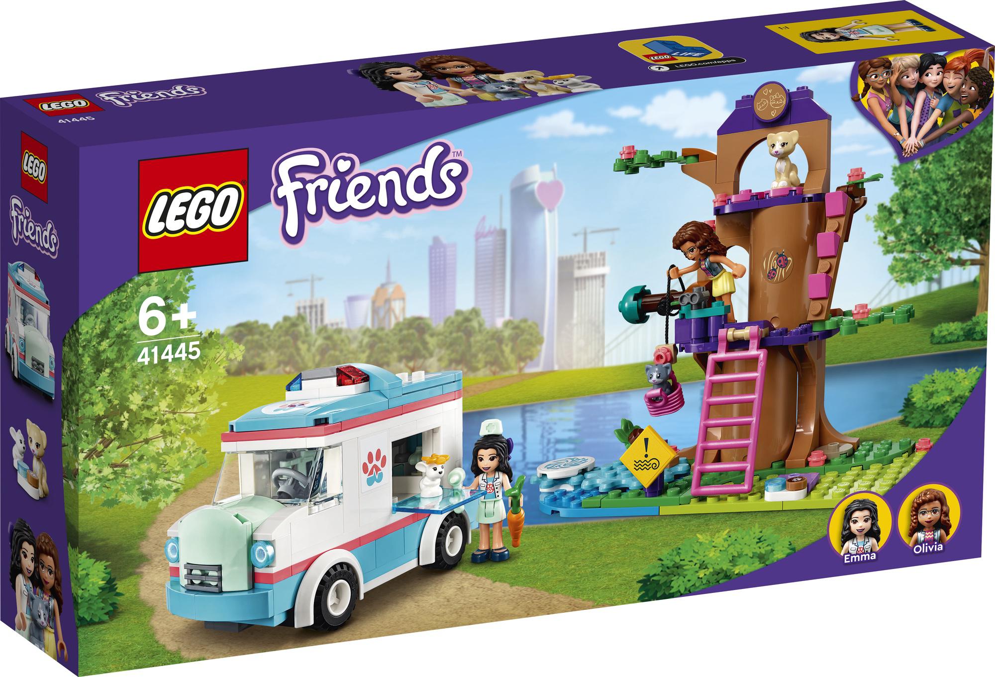 

Конструктор LEGO Friends Машина скорой ветеринарной помощи [41445], Friends Машина скорой ветеринарной помощи