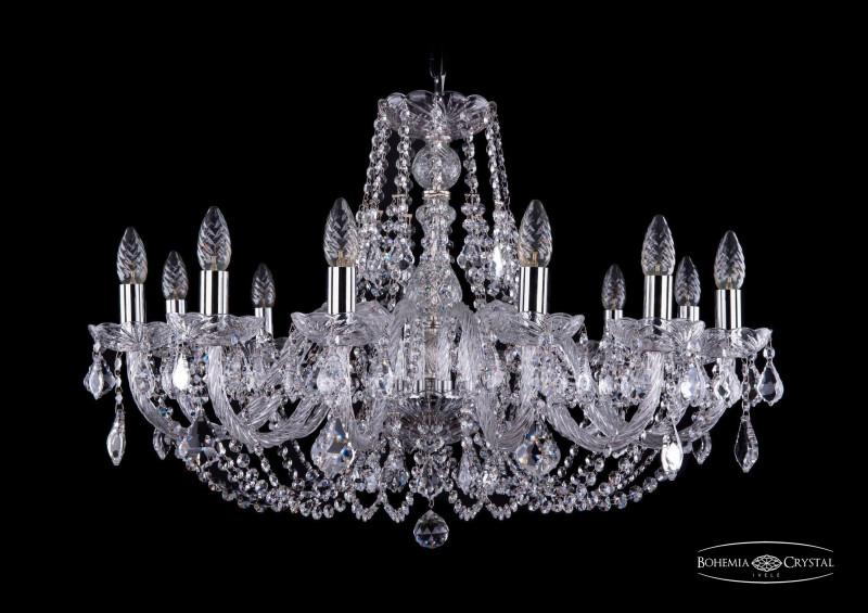 

Подвесная люстра Bohemia Ivele Crystal 1406/12/300/Ni/Leafs