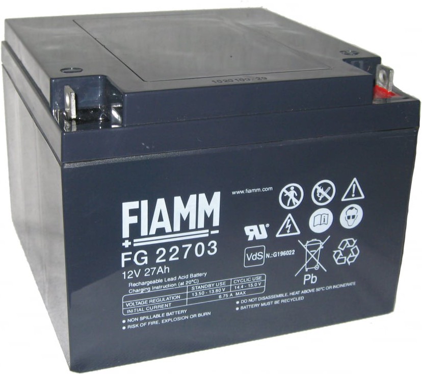 

Аккумулятор для ИБП FIAMM FG22703 (12В/27 А·ч)