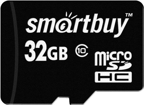 

Карта памяти Smart Buy microSDHC (Class 10) 32GB (SB32GBSDCL10-00), microSDHC (Class 10) 32GB