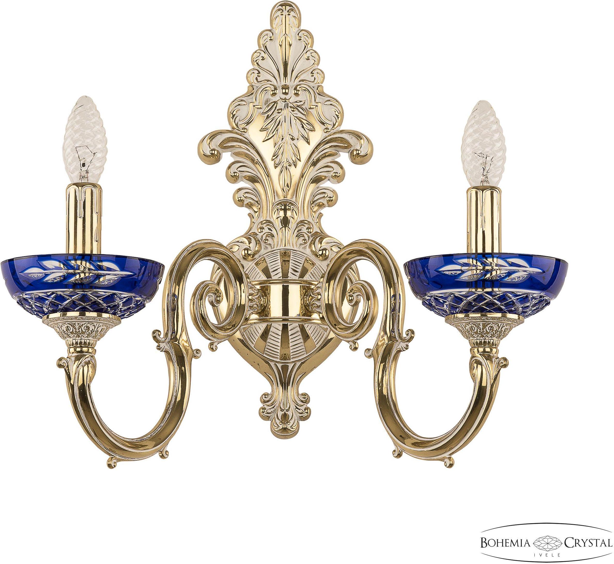 

Подвесная люстра Bohemia Ivele Crystal 7203B15/2/210 GW P Clear-Blue/H-1J