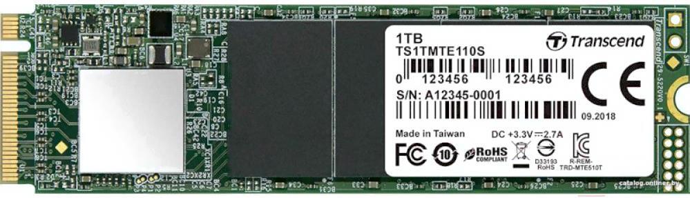 

SSD диск Transcend MTE110S 1.0Tb [TS1TMTE110S], SSD диск Transcend 110S 1TB (TS1TMTE110S)