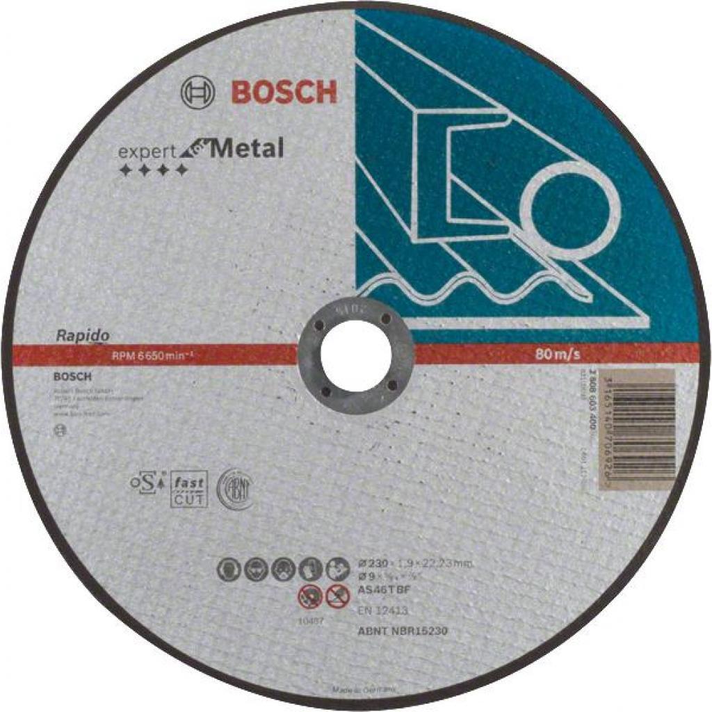 

Отрезной круг Bosch Expert for Metal 230 1,9 мм [2.608.603.400], Expert for Metal 230 1,9 мм
