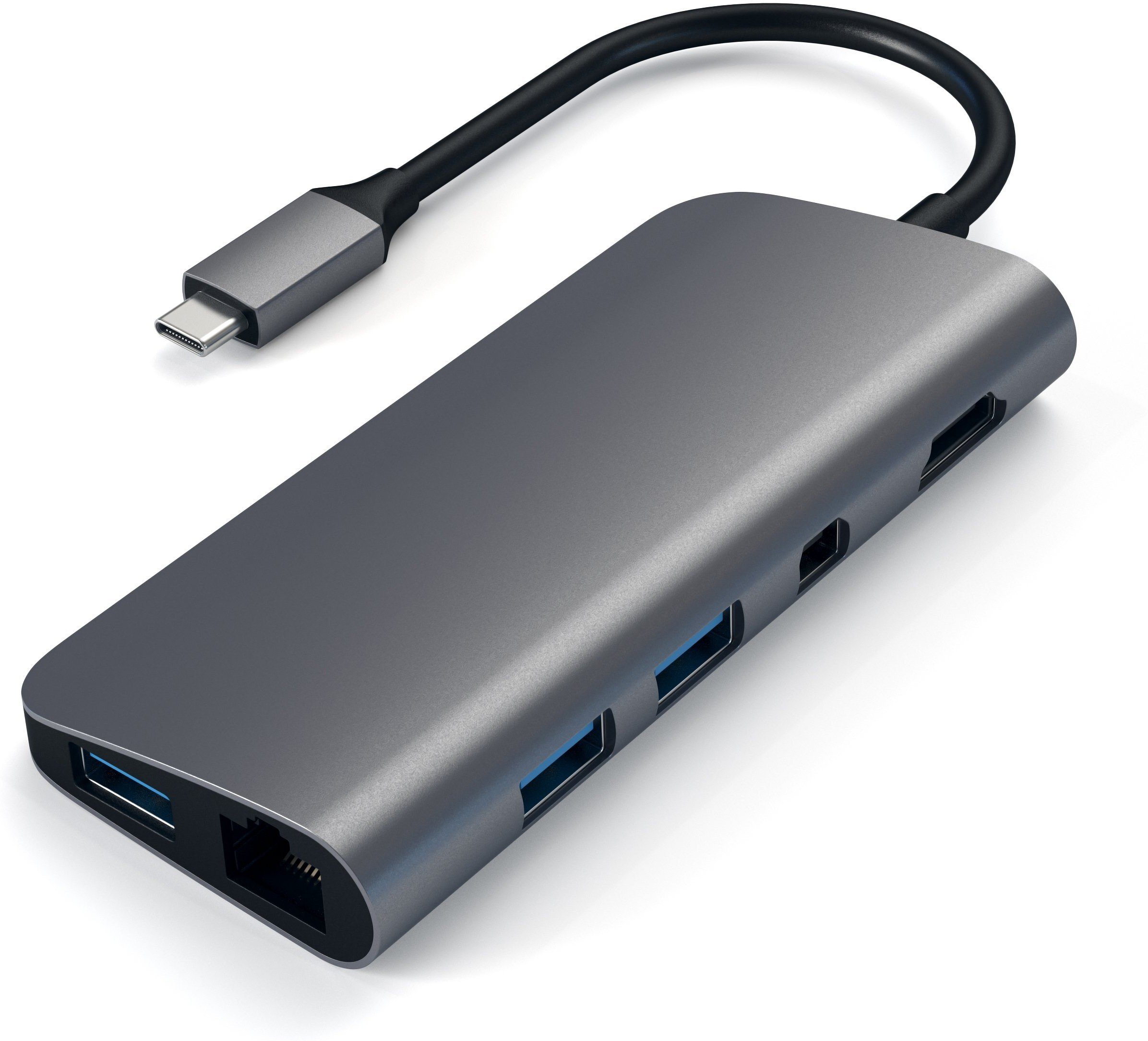 

USB-хаб Satechi Aluminum Type-C Multimedia Adapter [ST-TCMM8PAM], USB-хаб Satechi Aluminum Type-C Multimedia Adapter ST-TCMM8PAM