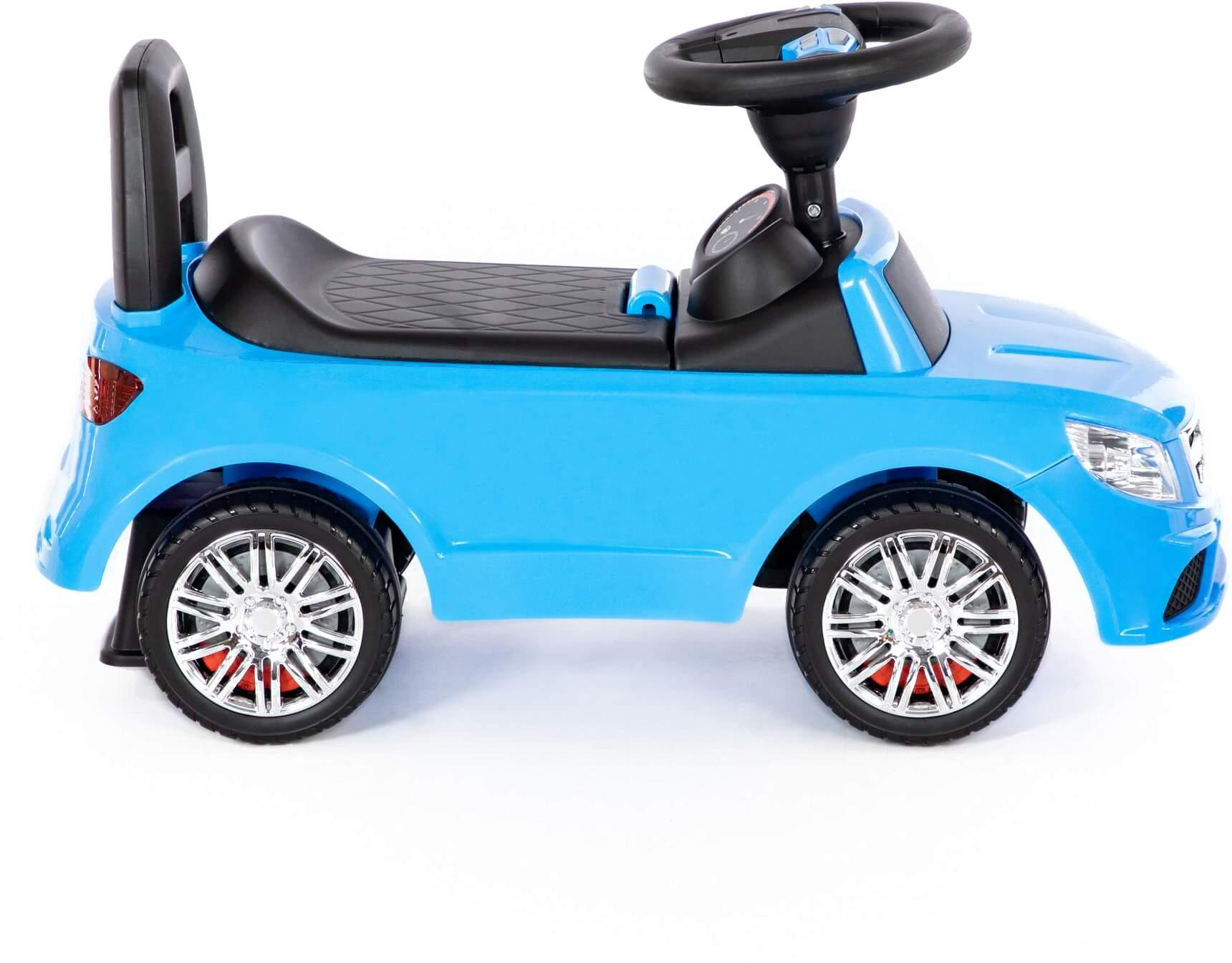 

Каталка Полесье SuperCar №3 голубой [84484], Каталка Полесье SuperCar №3 84484 голубой