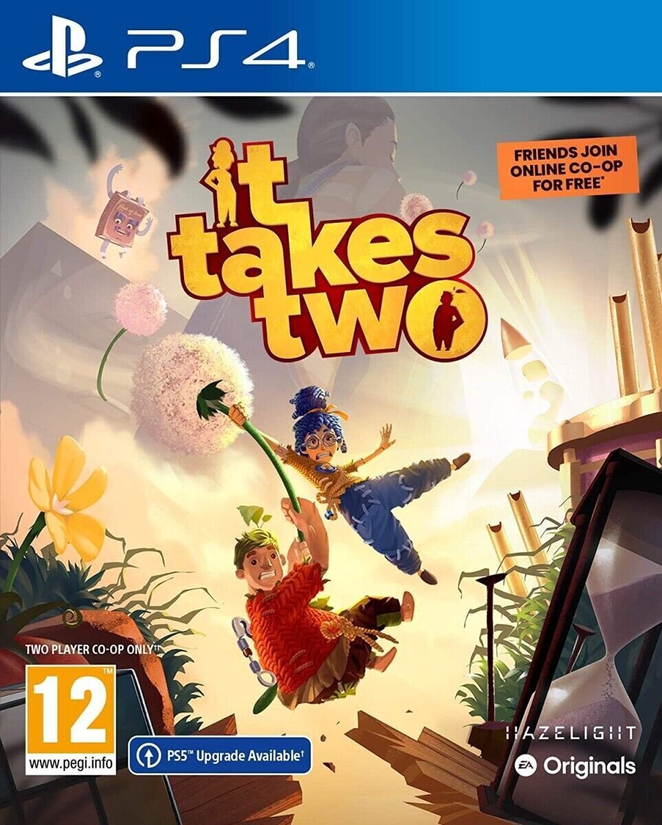 

Игра для приставки Playstation Electronic Arts It Takes Two PS4 EU Pack RU Subtitles (5030947124694)