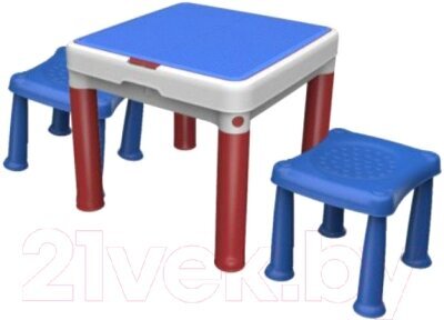 

Стол Keter Construction Play Table красный/синий [227497], Стол Keter Construction Play Table 227497 красный/синий