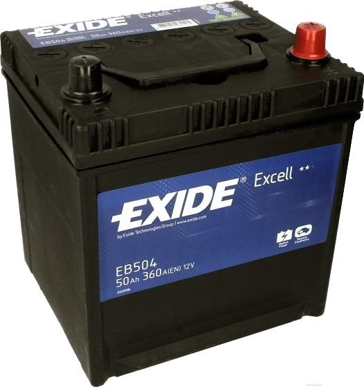 

Аккумулятор Exide Excell 50 JR EB504 50 А/ч