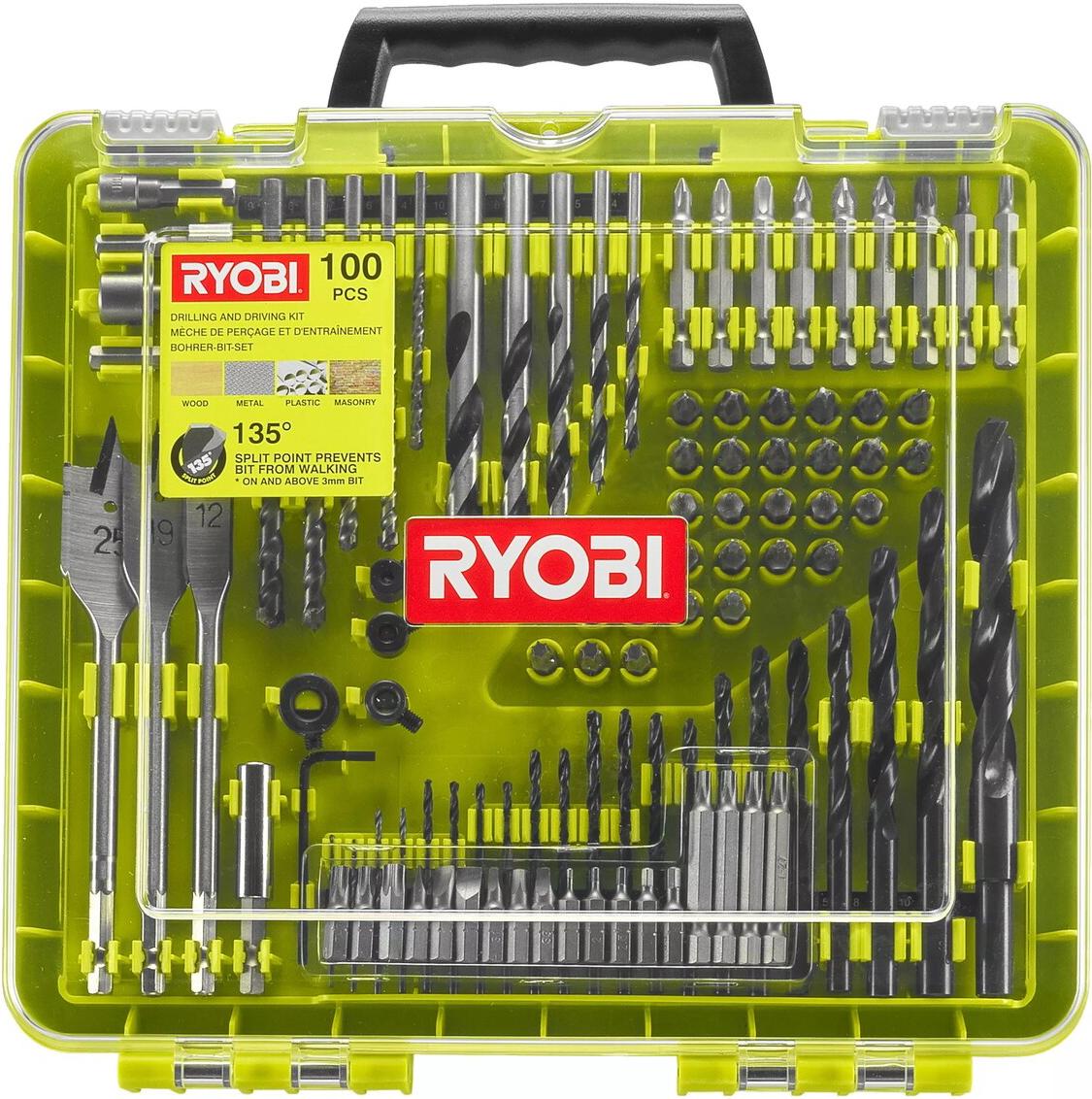

Набор оснастки RYOBI RAKDD100 (100 предметов) [5132004666], RAKDD100 (100 предметов)