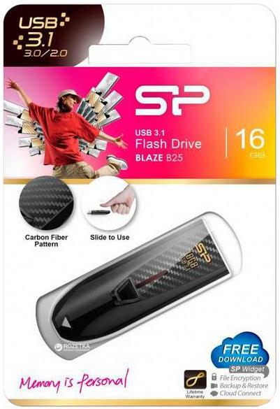 

Usb flash Silicon-Power 16Gb Blaze B25 Black [SP016GBUF3B25V1K], 16Gb Blaze B25